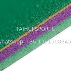 Professionelle Verschleißfestigkeit Indoor PVC Indoor Sport Court Customized Synthetische Sportböden