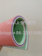 6 mm Badminton PVC-Bodenfliesen Grün/Blau/Gelb/Rot/Grau Fitness Außen-Innen PVC-Boden