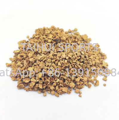 Factory Direct 100% Natural Eco-Friendly Cork Granules Shock-Absorbing For Artificial Grass Sports Fields