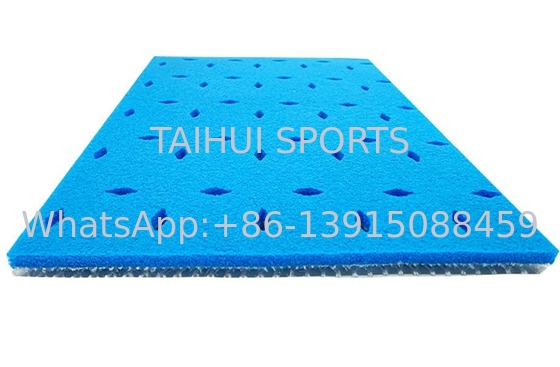 12 mm 15 mm Künstliches Gras Abflussunterlage für Rasen-Schockpad FIFA Standard Diamant Abflussdesign