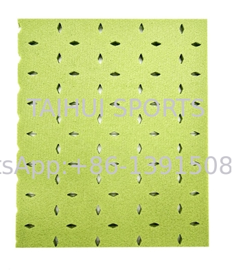 12 mm 15 mm Künstliches Gras Abflussunterlage für Rasen-Schockpad FIFA Standard Diamant Abflussdesign