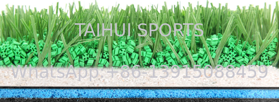 Anti-UV-Künstliches Gras TPE-Granulat-Schockabsorption Fußball / Golf / Basketball / Fitnessstudio