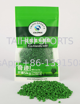Anti-UV-Künstliches Gras TPE-Granulat-Schockabsorption Fußball / Golf / Basketball / Fitnessstudio