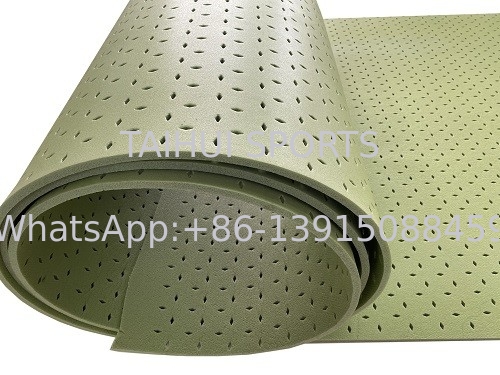 TAIHUI T2510G Schlagplattenunterlage Leichtbau Ausgezeichnete Stoßdämpfung Anpassbare Rolllänge Hohe Haltbarkeit Grün/Anpassen