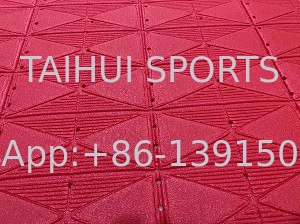 Individuelle Stoßdämpfung Sport Oberflächenunterlage 8 Jahre Dienstleistung für Sportfelder