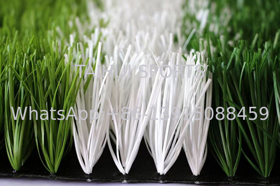 50mm Stapelhöhe Synthetisches PE-Material Gartendekoration Kunstgrasteppich für Fußballfeld