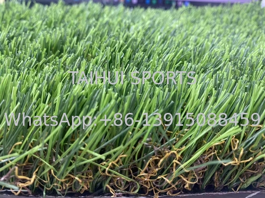 40 mm Kunstgras Grün Falschgras Synthetischer Rasen Teppich Produktion 10 Tage Kompatibel mit Fußball / Rugby / Hockey