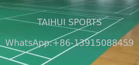 Professionelle Verschleißfestigkeit Indoor PVC Indoor Sport Court Customized Synthetische Sportböden