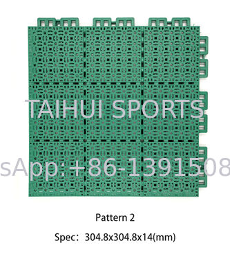 Eingeschlossene Fliesen für Basketballspielplätze