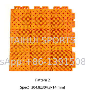 Aussenbasketballplatz Fußbodenfliesen Sicherheitsschutz PP Verriegelung Fliesen