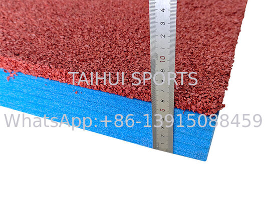 30-80 mm HIC/CFH getestete Stoßpolster mit EPDM-Oberfläche für Spielplatzunterlage und hohe Wasserdurchlässigkeit
