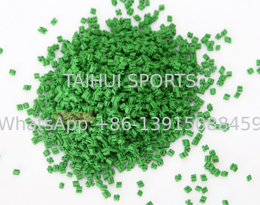 Anti-UV-Künstliches Gras TPE-Granulat-Schockabsorption Fußball / Golf / Basketball / Fitnessstudio