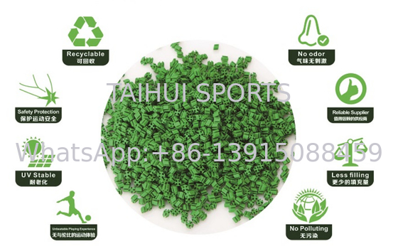 Füllgranulat FIFA verwendet im FIFA-System für künstliches Gras TPE thermisches Kunststoff Elastomer Niedrigdichte UV-Widerstand T12R