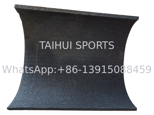 15mm Schwarze SBR Granula Rubber Matten Schock Pad  ideal für Indoor Gyms & Hockey
