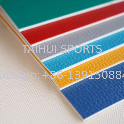 Sport-PVC-Bodenbelag für Tennisplätze / Basketball / Badminton / Volleyball / Fitnessstudio