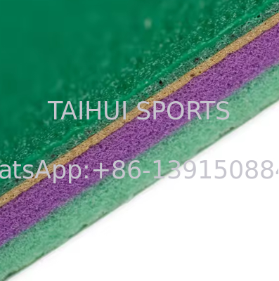 Professionelle Verschleißfestigkeit Indoor PVC Indoor Sport Court Customized Synthetische Sportböden