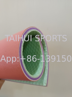 6 mm Badminton PVC-Bodenfliesen Grün/Blau/Gelb/Rot/Grau Fitness Außen-Innen PVC-Boden