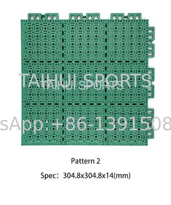 Umweltfreundlicher, langlebiger, feuerfester Polypropylen-Sportboden mit verriegelbaren PP-Fliesen für Basketball-, Tennis- und Fußballplätze