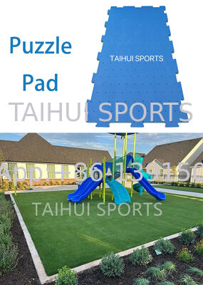 Stoßdämpfende Fallschutzmatte mit 10-100 mm Dicke und HIC- & CFH-zertifizierter Spielplatz-Stoßdämpfungsmatte