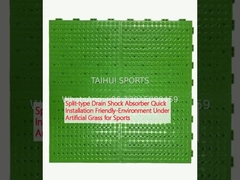 Schlagdämpfer mit Split-Typ Schlagdämpfer schneller Einbau umweltfreundlich unter Kunstgras für Sport