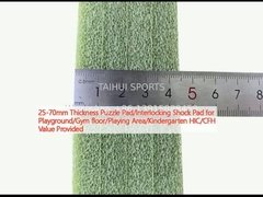 25-70 mm Dicke Puzzle Pad/Interlocking Shock Pad für Spielplatz/Turnhalle/Spielplatz/Kindergarten HIC/CFH Wert angegeben