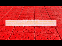 Premium-Muster-Schockpad für künstlichen Rasen Hochleistungsfähige langlebige beste Lösung für künstlichen Rasen EN15330 FIFA 2024 Sportfelder Bau Stoßdämpfungsabfluss