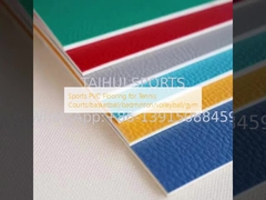 Sport-PVC-Bodenbelag für Tennisplätze/Basketball/Badminton/Volleyball/Fitnessstudio