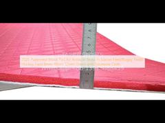 2025 Muster-Schockpad für künstliches Gras im Fußballfeld/Rugbyfeld/Hockeyfeld 8mm 10mm 12mm 15mm mit Geotexile-Too